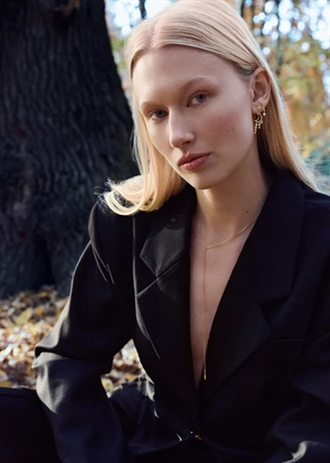 Dima necklace Forgyldt Maanesten 
